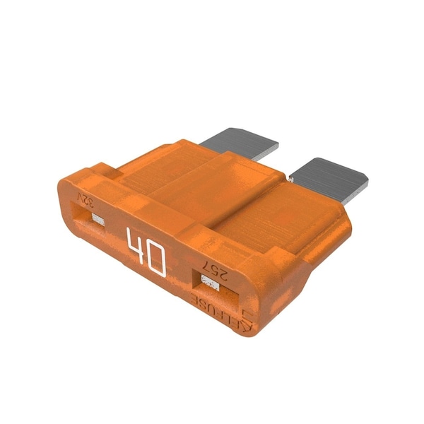 Littelfuse Fuse, Ato Std And Smart Glow Blade, Orange, 40A, Carded 0ATO040.VP - main